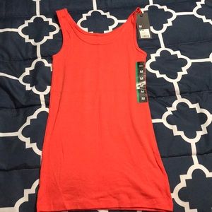 Orange tank top